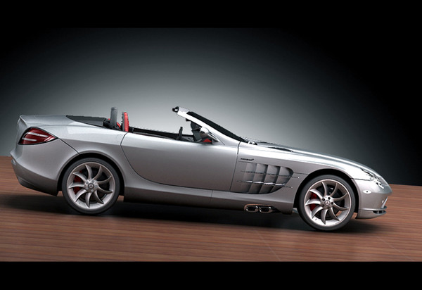 3d max mercedes slr mclaren roadster - Mercedes Benz SLR McLaren Roadster by Oricle